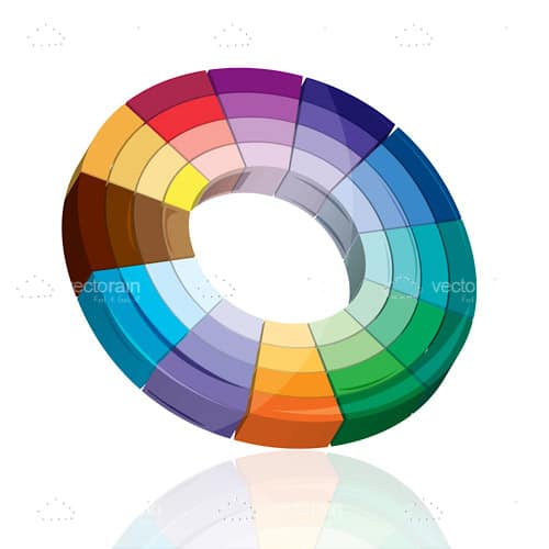 Multicolor Round Graphic